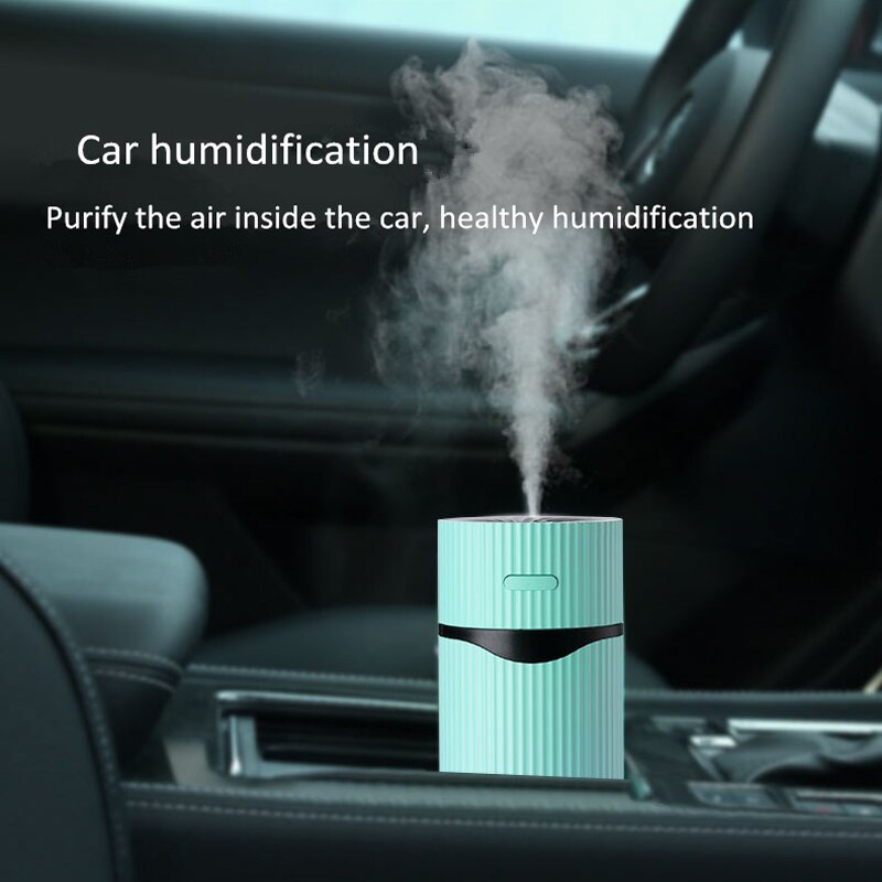 Car Essential Oil Diffuser Mini Ultrasonic M9 Humidifier LED Night Light USB Aromatherapy Fogger Car Air Freshener