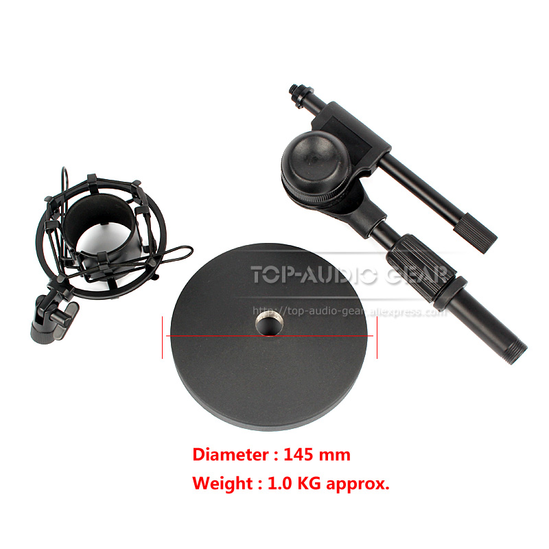 Soporte de escritorio de sobremesa para micrófono, soporte de suspensión para Focusrite Scarlett Studio CM 25 CM25 2i2, Clip a prueba de golpes para micrófono