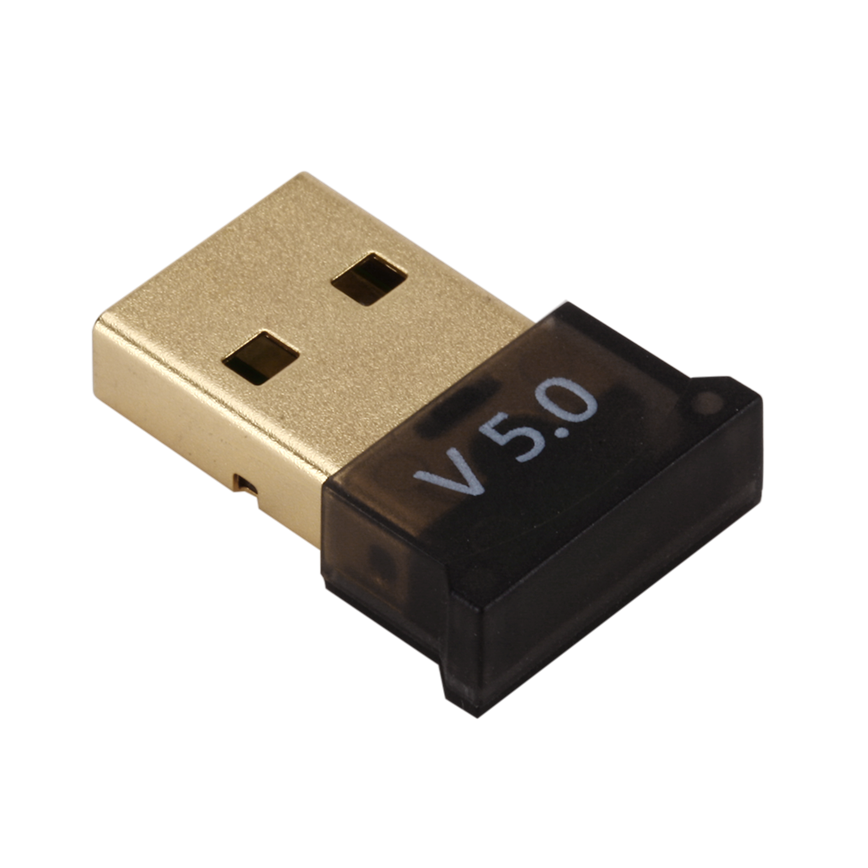 Grwibeou usb bluetooth adaptrar 5.0 trådlös datoradapter mini bluthoot mottagare sändare för pc dator högtalare ljud: Default Title
