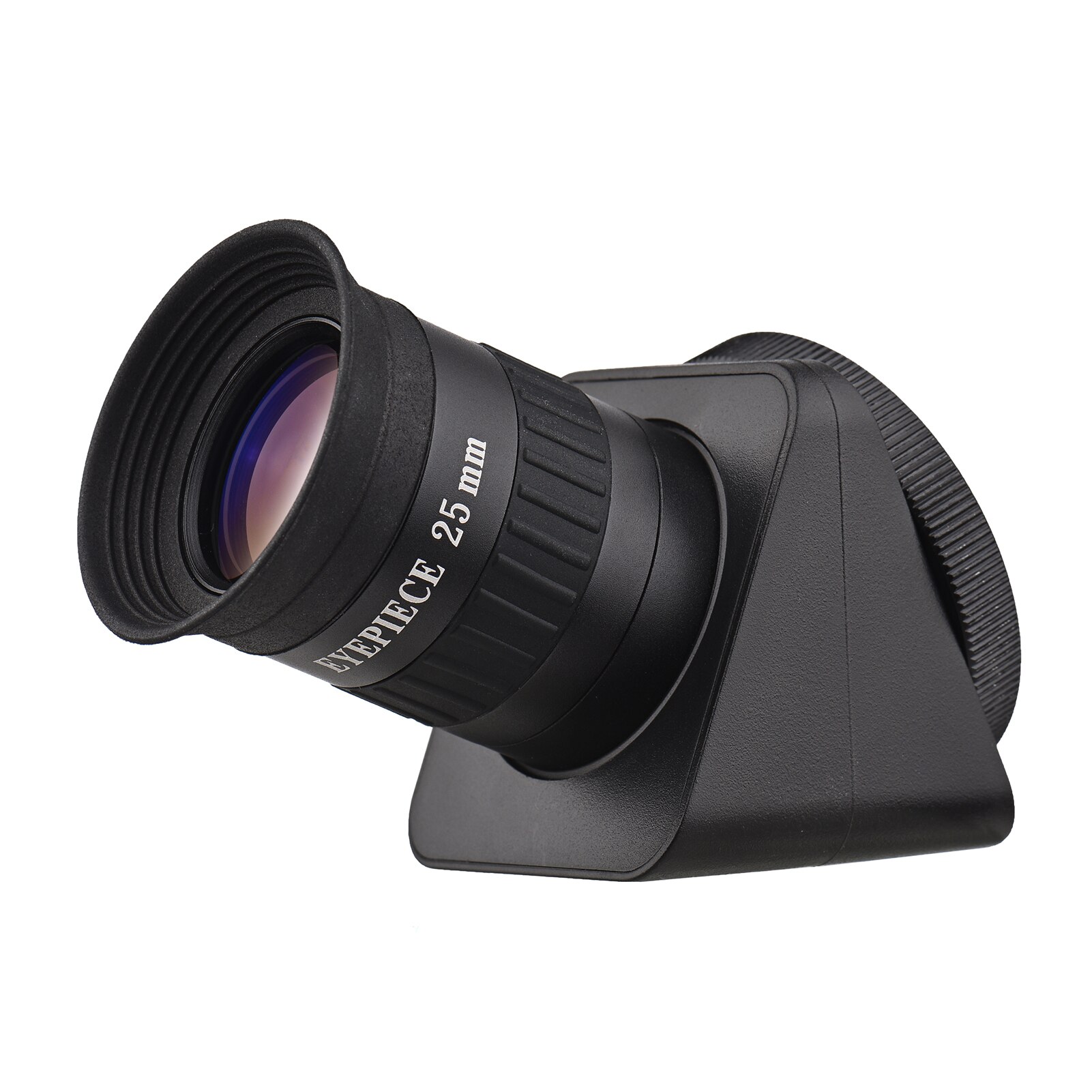Ocular de 25mm con espejo Diagonal de 90 grados, montaje de tornillo T2 para teleobjetivo de montaje en T, telescopio Refractor astronómico