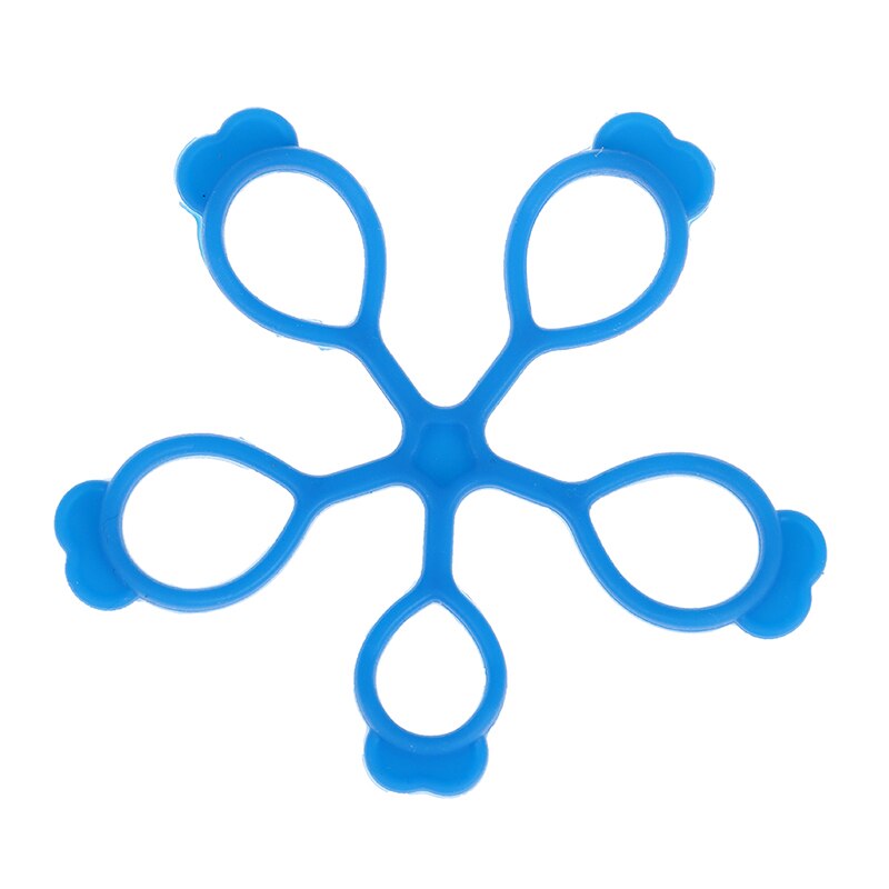 1Pc Decompression Hand Expander Antistress Finger Trainer Training Finger Sensory Toy for Autism: Deep Blue