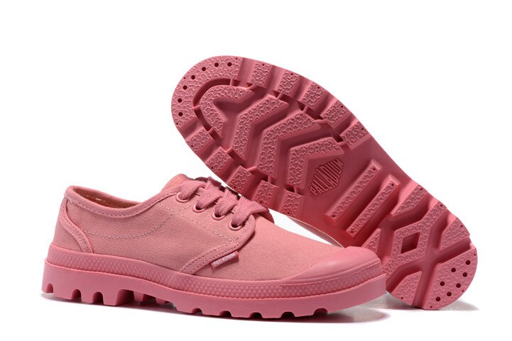 Palladium pampa låg topp härliga canvas skor dam söta sneakers fritidsskor 05579 storlek 36-39