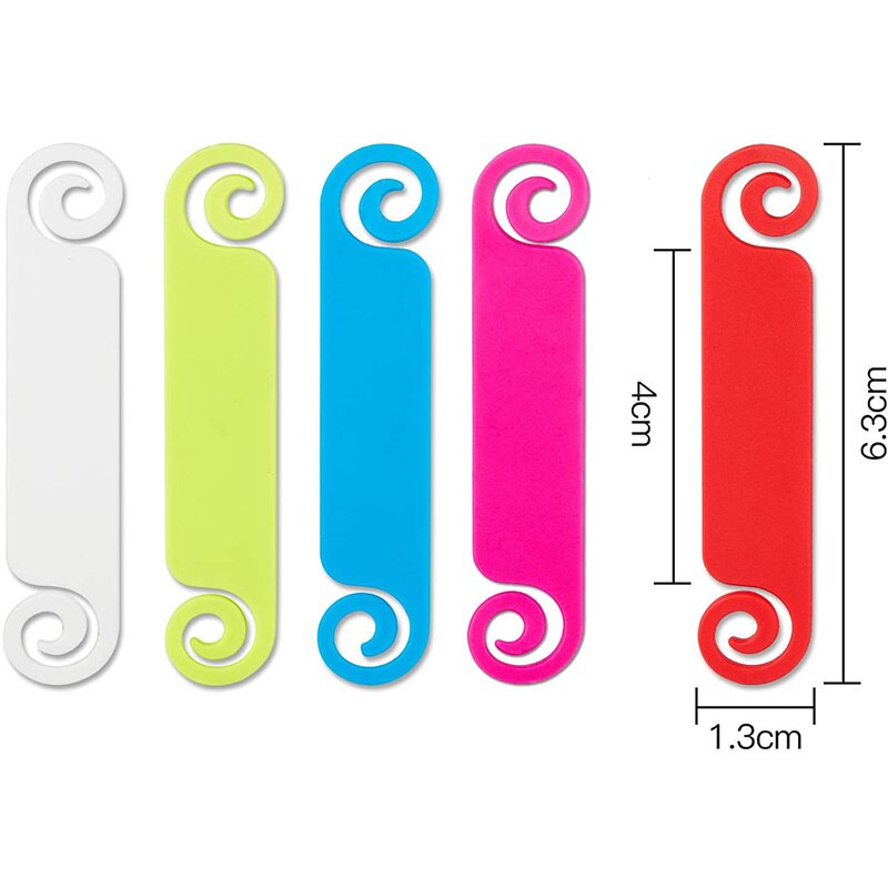 100 Stuks Kabel Tags Kabel Management Tags Multicolor Cable Labels Cord Identificatie Tags Voor Usb Computer Telefoon Oplader