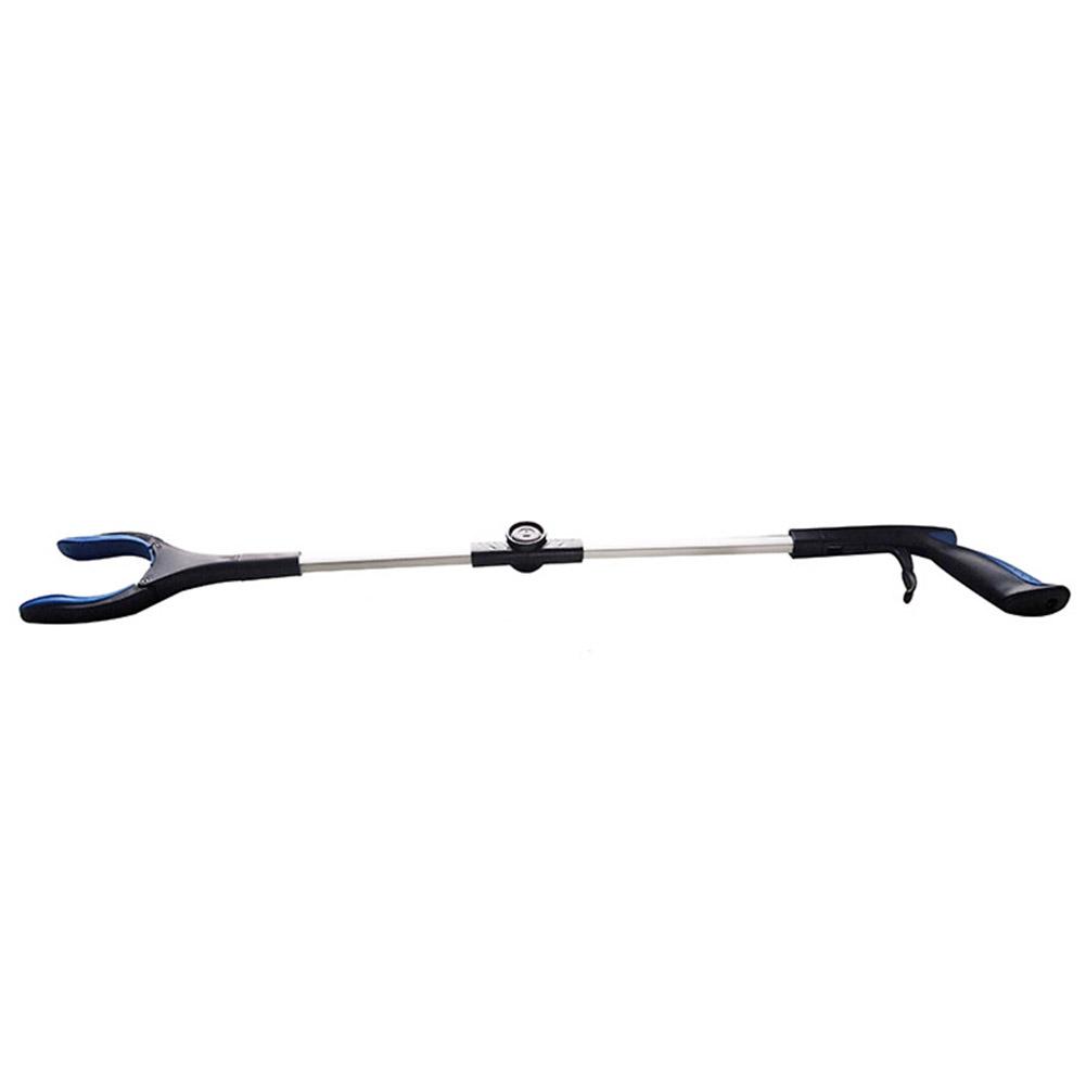 Foldable Extension Clamp Aluminum Handicap Tool with Rotary Clamp in Rubber Long-Arm Extension for Waste Collecto Pickup Clip