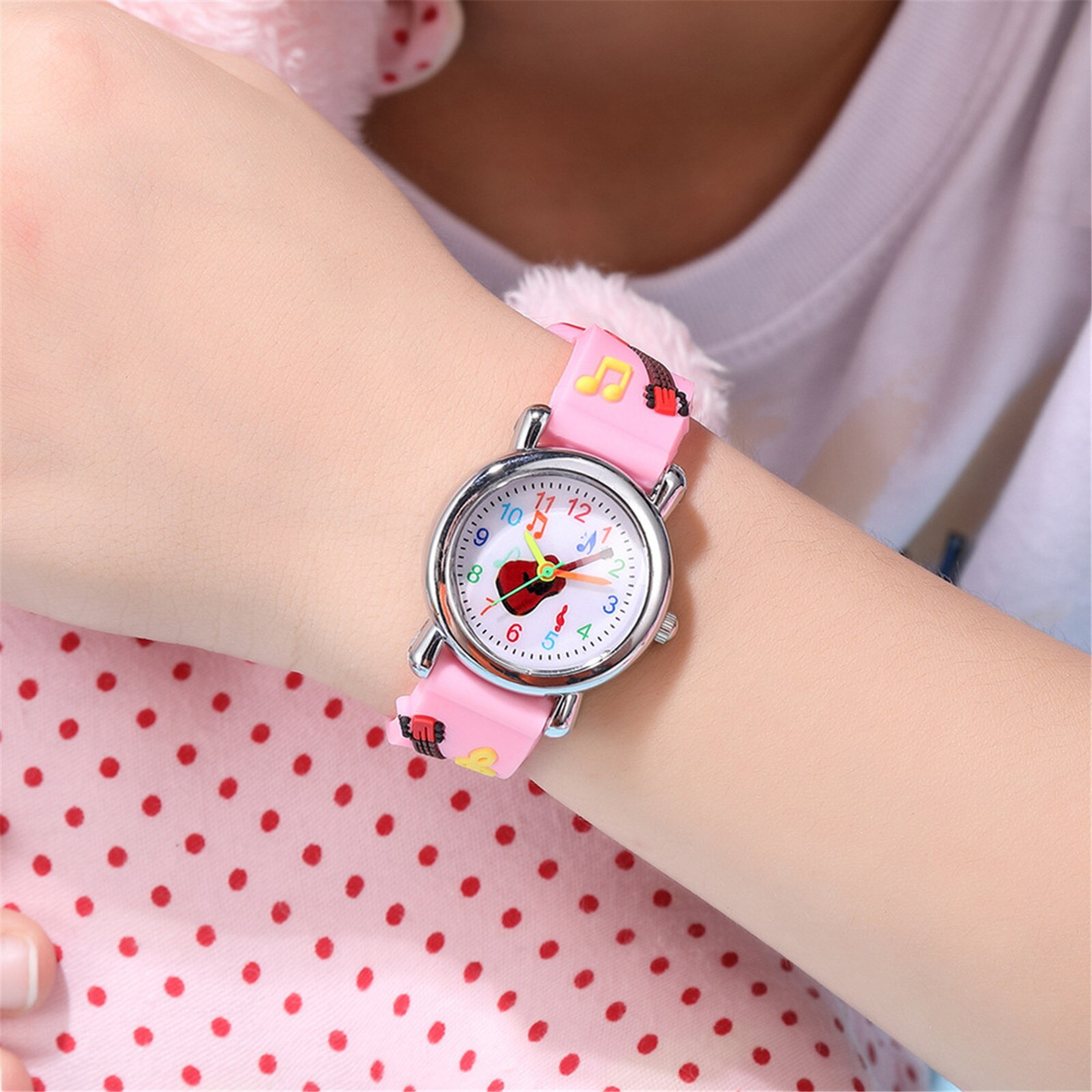 Cute Cartoons Pattern Kids Watch Quartz Analog Child Watches For Boys Girls Student Clock Zegarek Dla Dzieci