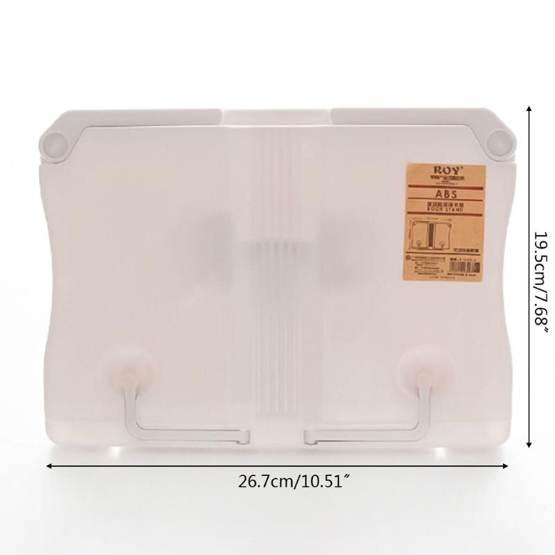 Portable Reading Book Stand Folding Shelf Organizer Holder Music Score Recipe T5UA