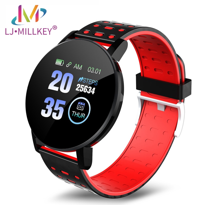 119 smarte ure pulsmåler fitness tracker information påmindelse kvinder armbånd mænd smartwatch relojes inteligentes