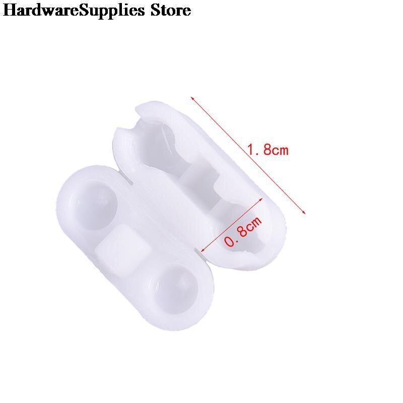 20pcs/10pcs White Plastic Roller Blinds Pull Cord Connector Curtain Chain Connector for Vertical Blinds Joiners Replacement
