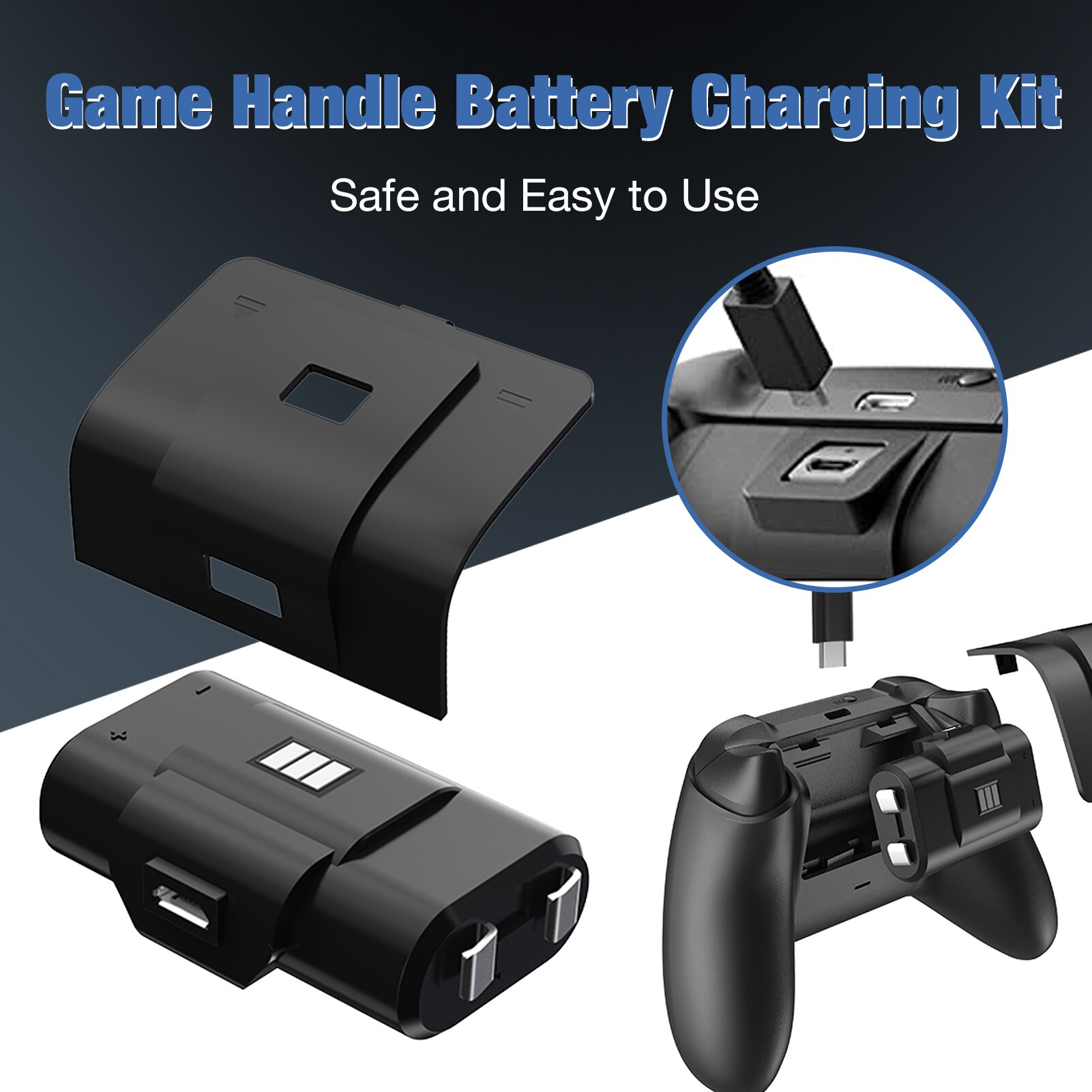 Game Controller Rechargeable Battery Set For Xbox Series X Game Controller Rechargeable Battery Set Power Supplies