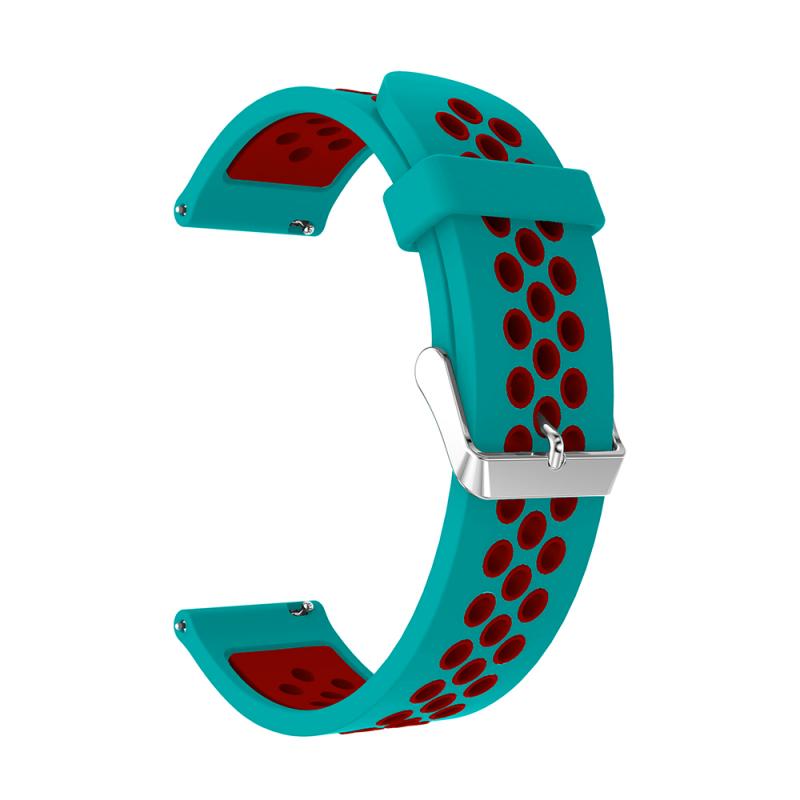 Geeignet für Huawei HUAWEI Uhr GT/GT2 Metall Schnalle Doppel Farbe Runde See Silikon Band Clever Uhr Gürtel Uhr zubehör