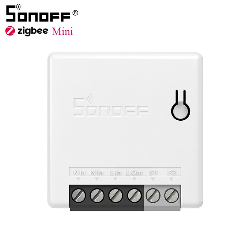 1/10 stück itead sonoff zbmini zigbee 3.0 schalter 10a timer smart home steuerung per ewelink app ein/aus, kompatibel mit alexa und google home: 1 stck.