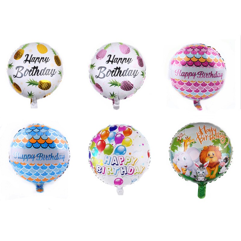 18 Inch Verjaardag Ballon Ananas Dier Aluminium Folie Ballon Verjaardag Bruiloft Kinderen Day Party Decoratie Ballon