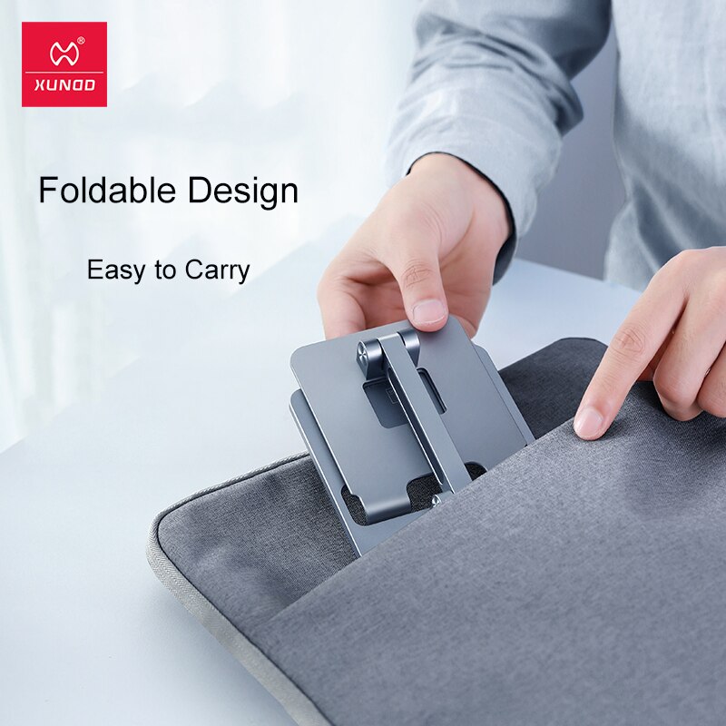 Xundd Phone Tablet Stand Holder For iPad Pro Phone 12 13 Pro Max For Xiaomi Mi Pad 5 Pro Adjustable Foldable Metal Holder