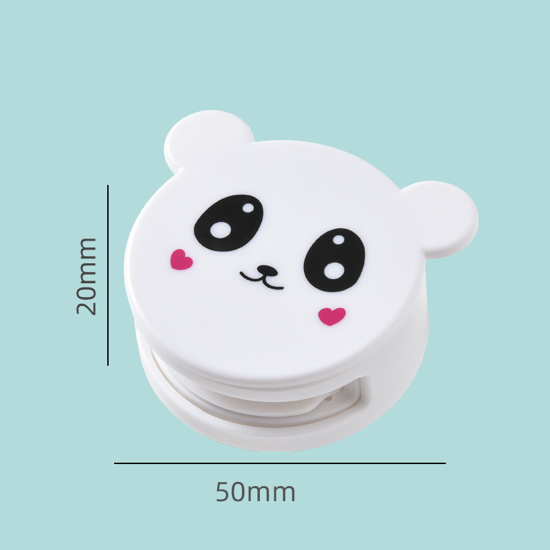 Cartoon Wall Mounted Rag Rack Punch-free Towel Clip Viscose Towel Storage Clip Paste Without Trace Storage Rack For Kitchen: 03