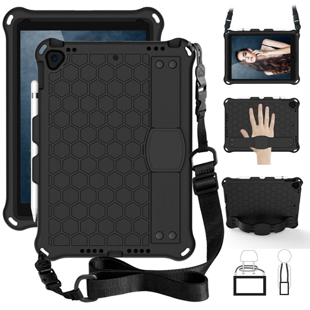 For Apple ipad 9th Gen 10.2 inch case EVA kids cover coque for ipad 8th 7th Gen A2270 A2602 A2603 A2604 A2197 A2198 A2200 A2430: black
