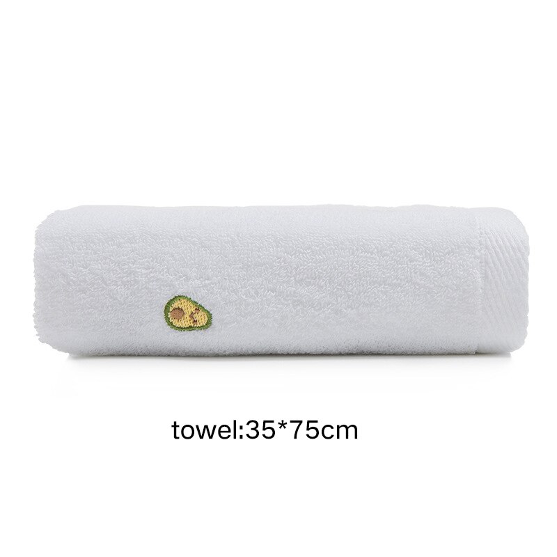 Para Adultos cabello seco lavar toalla facial de aguacate de microfibra suave y absorbente de baño grande de secado rápido de algodón grueso toallas de baño: 1PCS White S