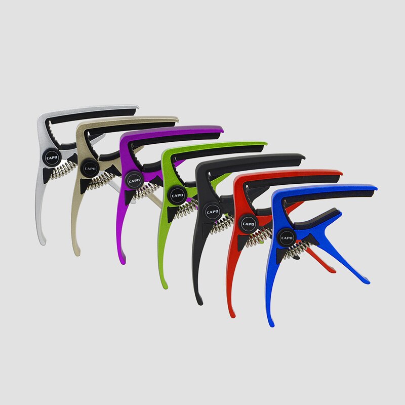 Aroma Aluminium Legering Gitaar Capo Guitarra Capotraste Voor Akoestische Elektrische Gitaar Sterke Lente