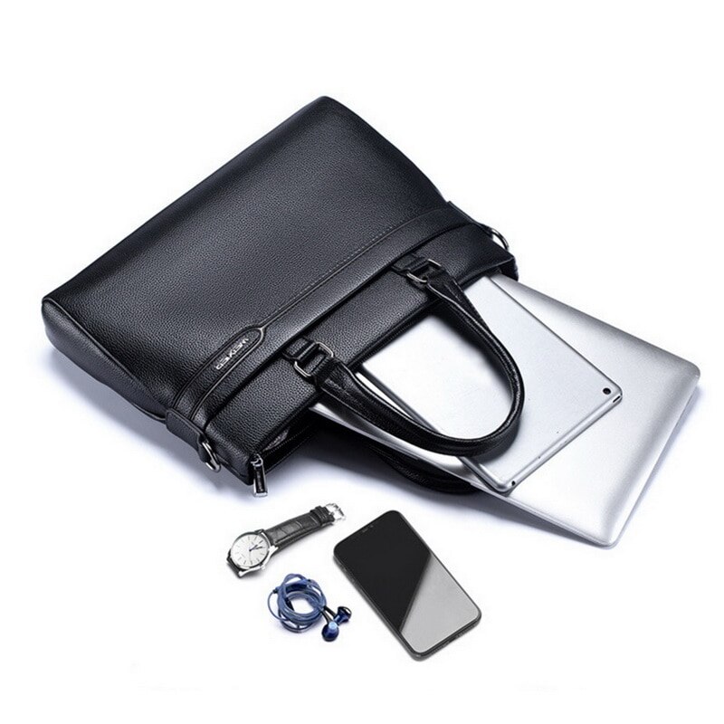 Office Bags for Men's Briefcase Business Laptop Bag PU Leather Bags Computer Laptop Handbag Office Bags for Men Maletines