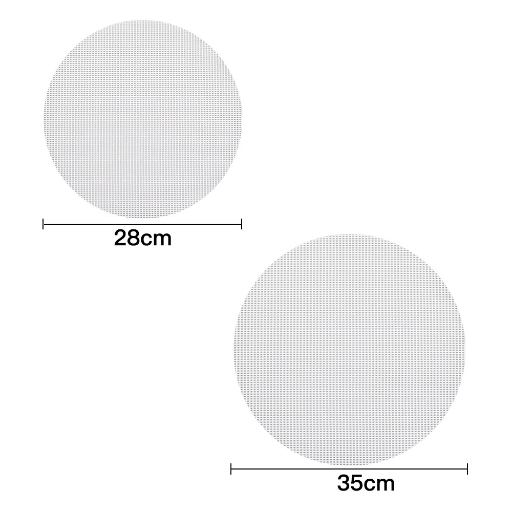 28/35cm non-stick vit silikon ångare dim sum papper restaurang kök under ångkokare matta köksredskap tillbehör
