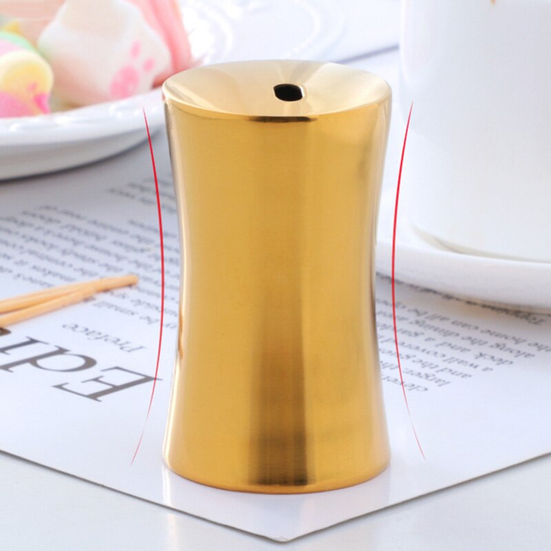 Small Toothpick Holder Dispenser Storage Organizer Stainless Steel Gold Silver Rose Gold