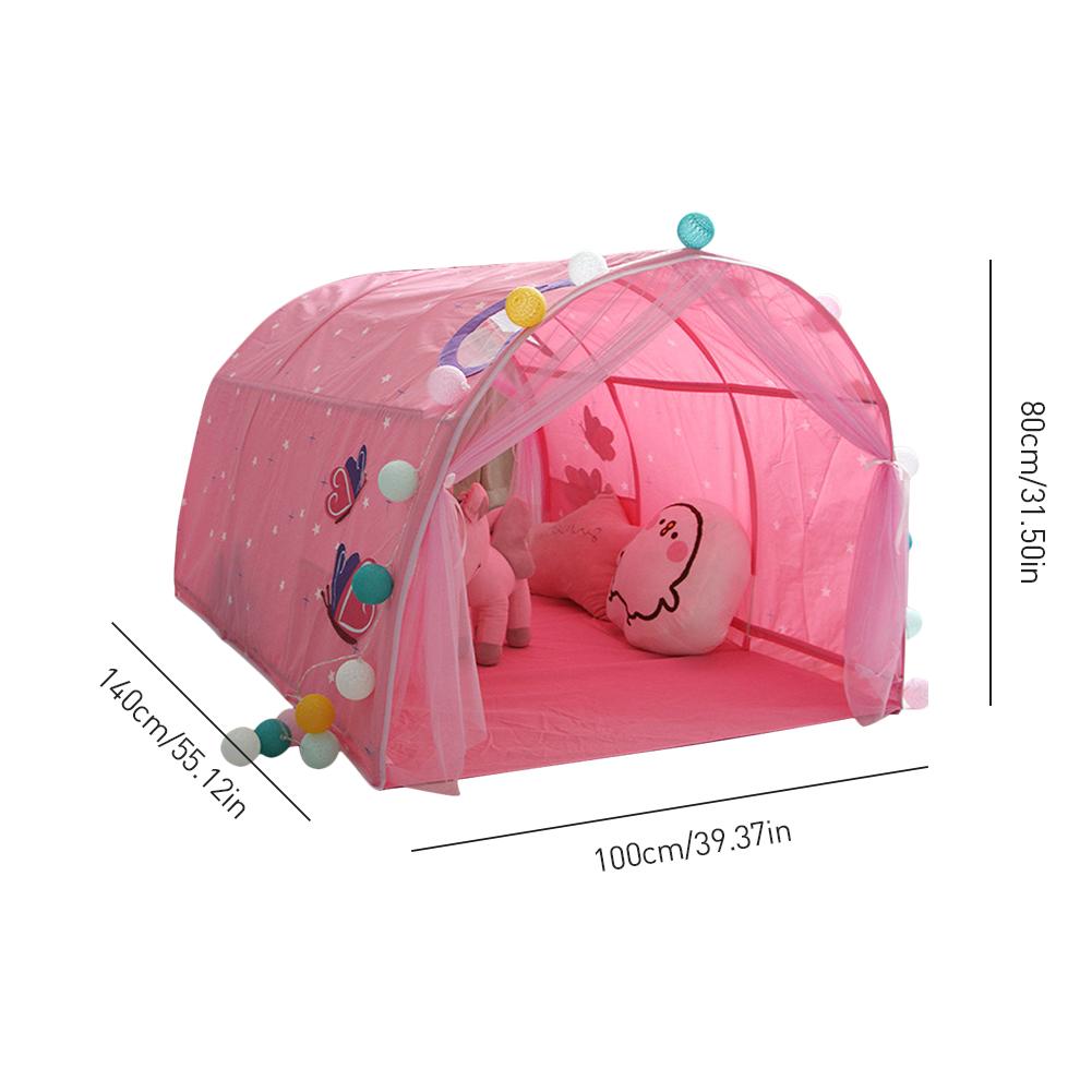 Letto per bambini Gioco di Casa Tenda Bambino Casa Tenda Traspirante Della Ragazza del Ragazzo di Sicurezza Casa Tunnel di Campeggio Esterna Tenda Della Spiaggia Del Bambino