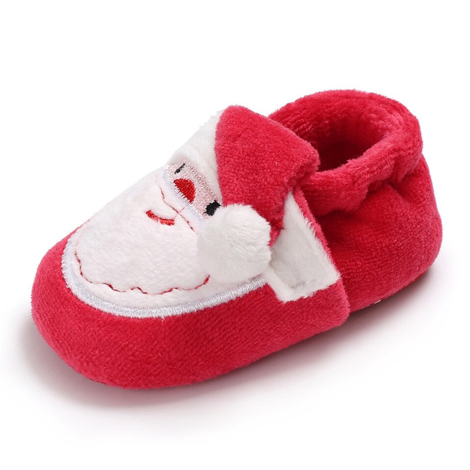 Kerst Stijl Eerste Wandelaars Warm Houden In De Winter Baby Jongens Meisjes Schoenen Flock Peuters Sneakers Zachte Baby Laarzen: Model 5 / 11cm (4.33 in)