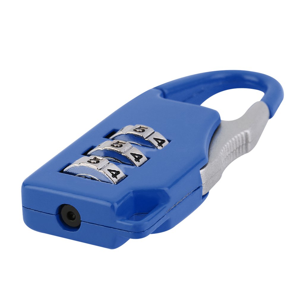 3 Mini Dial Digits Code Number Password Combination Padlock Safety Travel Security Lock for Luggage Lock Padlock Gym