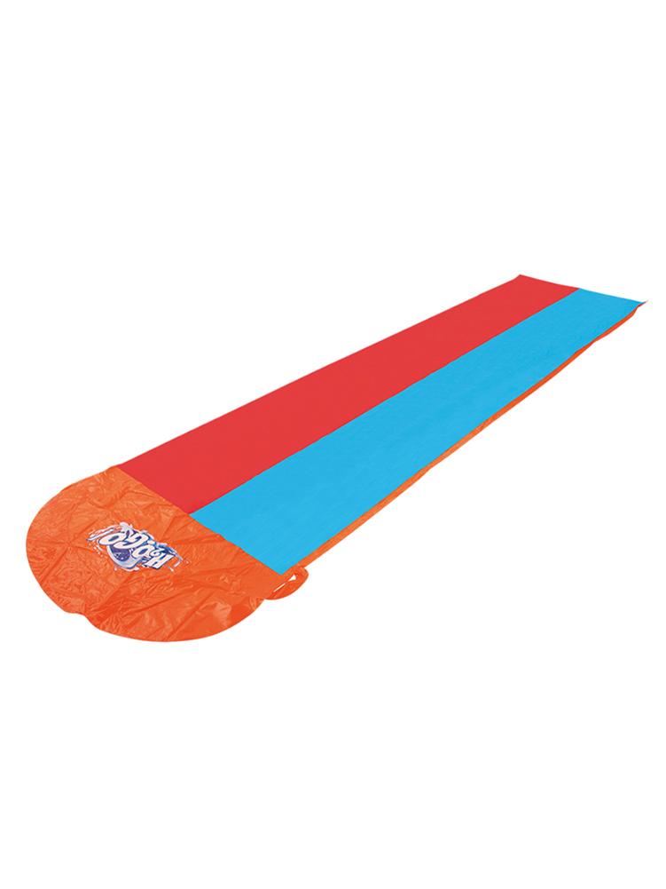 549 Cm Kids Dubbele Glijbaan Opblaasbare Grote Dikke Surfen Watersport Speelgoed Ingebouwde Sprinkler Gazon Glijbanen Piscine