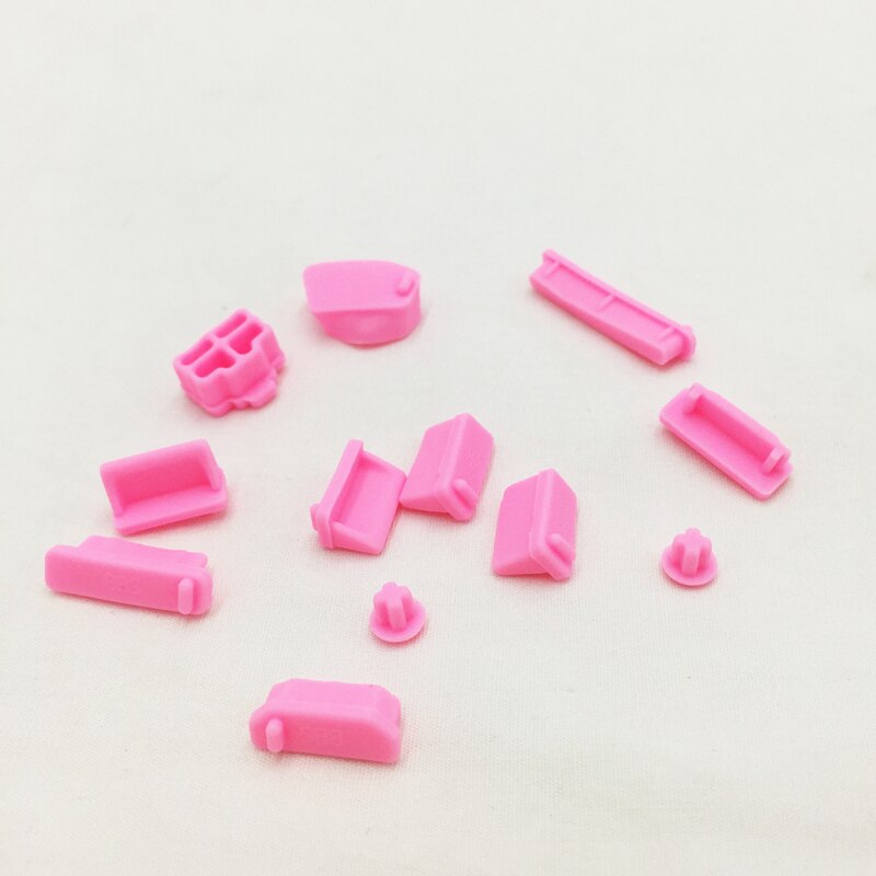 13 pièces/ensemble universel Silicone ordinateur portable Anti-poussière bouchon de protection bouchon Anti-poussière ordinateur portable Anti-poussière Usb ordinateur accessoires