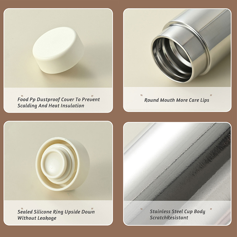 Vaso de aislamiento térmico al vacío portátil de acero inoxidable 316 grueso de pequeña capacidad de 120/150/180ml, termo, taza de bolsillo