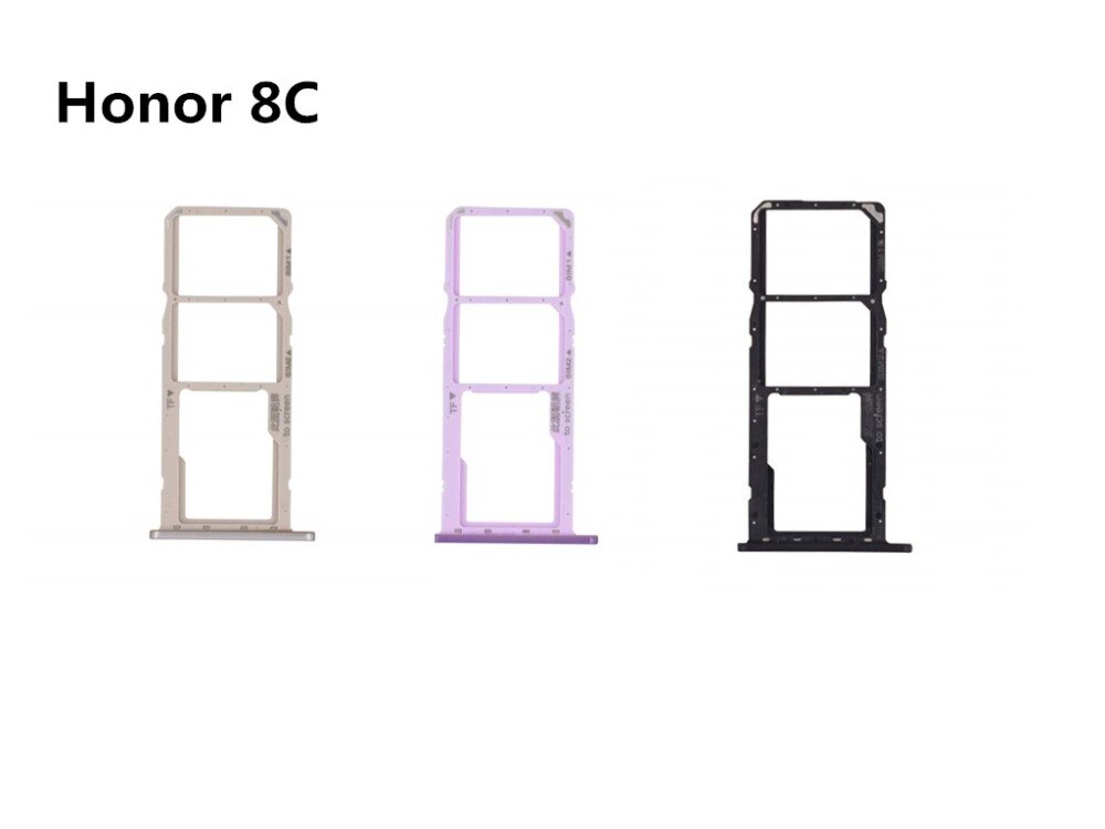 Sim-korttipaikka huawei honor 8c/8x /8x maxille sim- ja sd-korttipaikan sovittimen varaosa