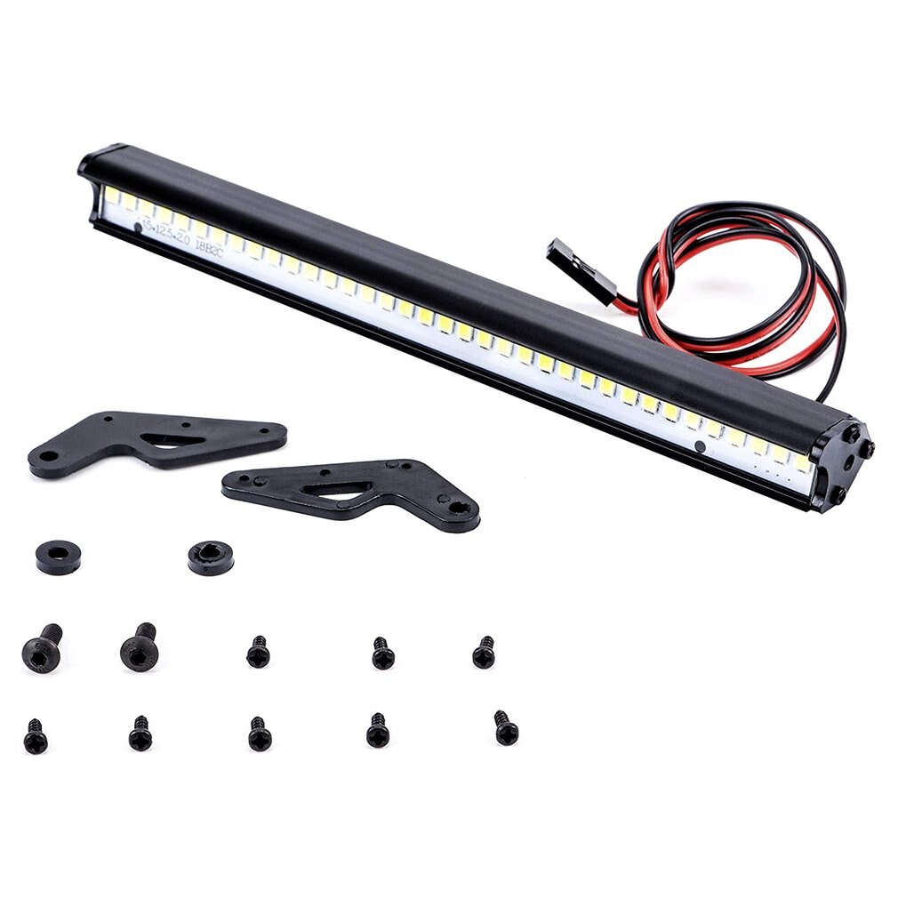 1/10 Crawler Zubehör Leucht Dach LED Lampe Bar Blinkende Auto Lampe für Traxxas -4 SCX10 90046 Crawler RC Auto teile