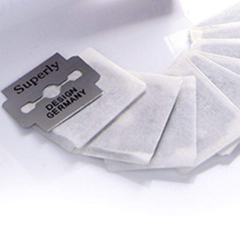 100 Pcs/box Safety Replacement Blade Dead Skin Corn Remover Stainless steel Nail Art Pedicure Blades Foot Care Tool
