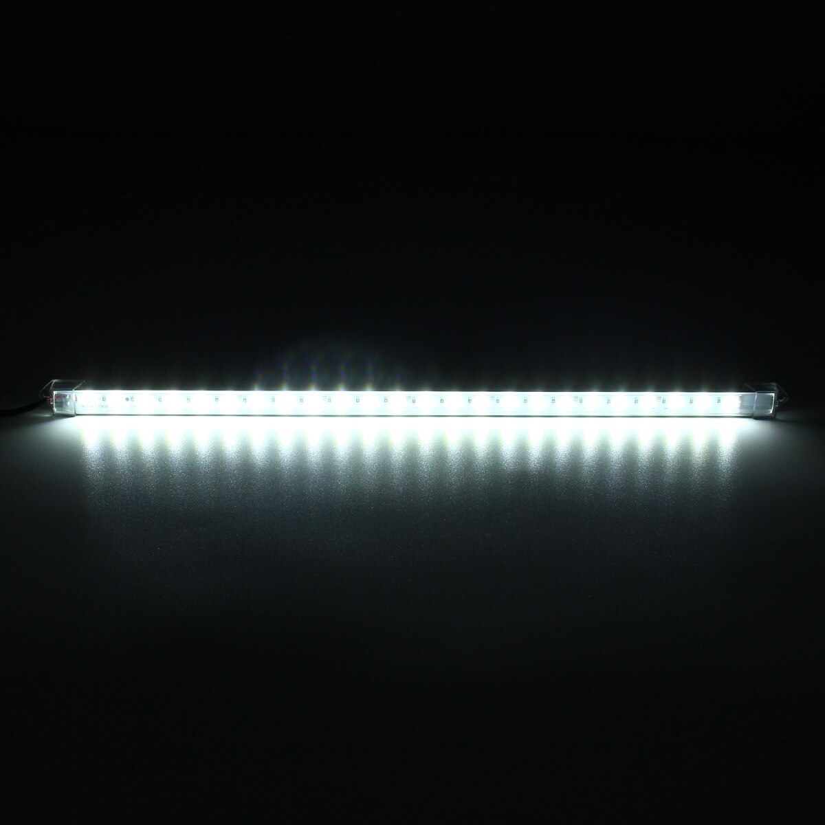 35cm 7w 24 smd 5630 led bar lys usb drevet  dc 5v stiv strip hard bar lys genopladelig rørlampe med gennemsigtigt dæksel: Kold hvid