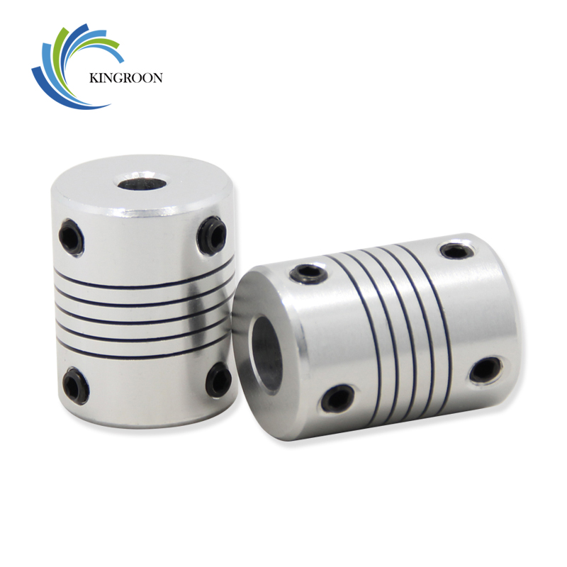 Kingroon 1pc 3d printer 5 x 8 x 25mm flexibele askoppeling stappenmotor flexibele askoppelingen 10 maten 3d printeronderdelen