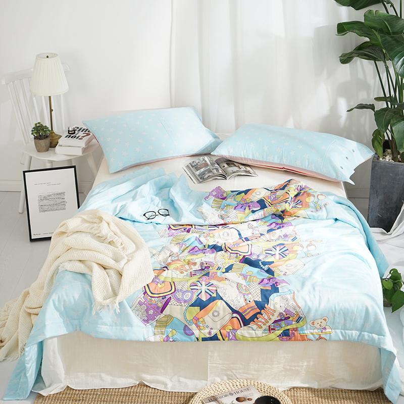 London Bridge Eiffeltoren print Ultra Zachte Katoenen Dekbed Dekbed Beddengoed Comfortabel Ademend Bed Cover Queen size