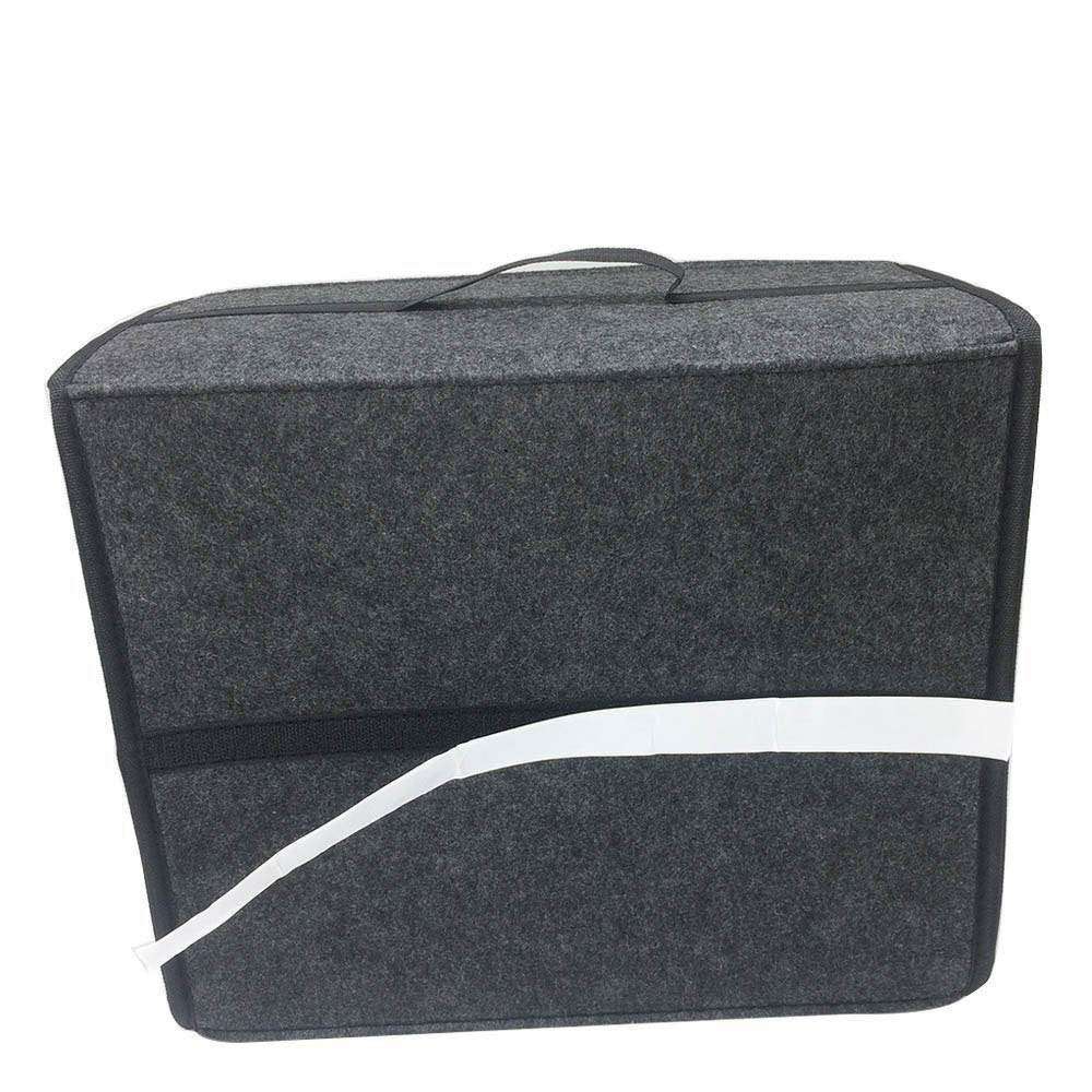 Portable Foldable Car Trunk Organizer Felt Cloth Storage Box Case Auto Interior Stowing Tidying Container Bags Backseat