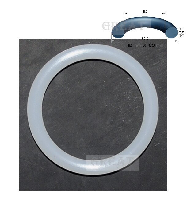 Junta tórica de goma 110X8 Oring 110mm ID X 8mm CS nitrilo NBR