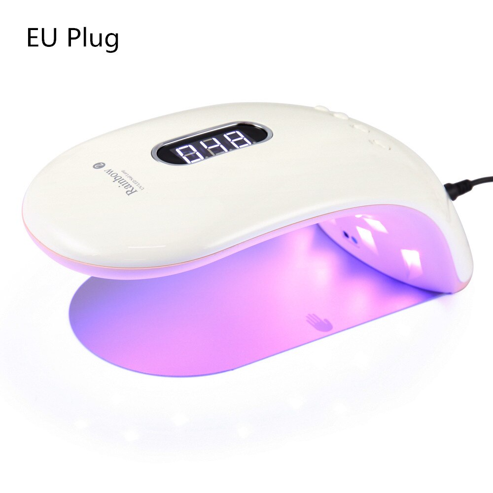 Cappucci 24/36 w UV LED Nagel Lamp 24 LEDs Nail Droger Voor Alle Gels Met 10 s/ 30 s/60 s 99 s Lage Warmte Model: EU Plug