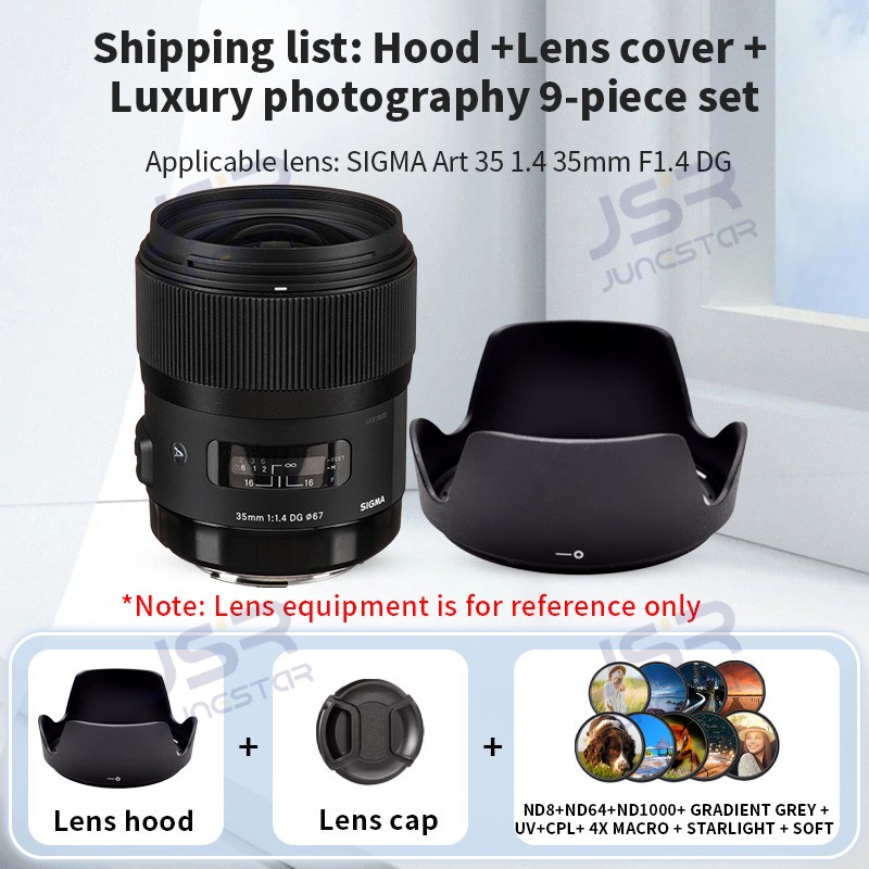 Camera hood replacement LH730-03 suitable for Sigma Art 35 1.4 35mm F1.4 DG lens protection accessories