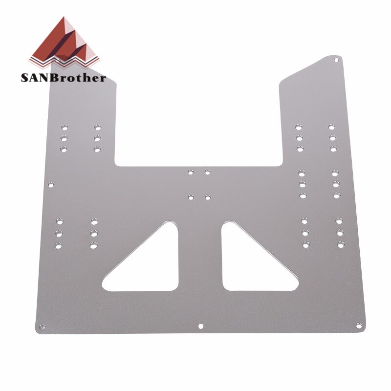 Placa de aluminio anodizado para impresoras 3D, para A8, Hotbed, compatible con Prusa I3 Anet A8