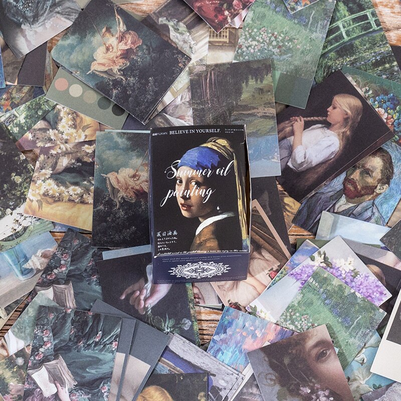 Mini Craft Vintage Scrapbooking Material Paper Book Kawaii Art Junk Journal Planner Background Paper Clipbook Craft Paper 200pcs: 03