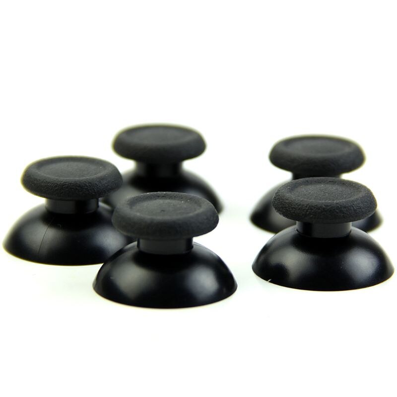 10 Stks/set Analoge Vervanging Controller Duimknoppen Thumb Stick Voor Sony PS4 Zwart
