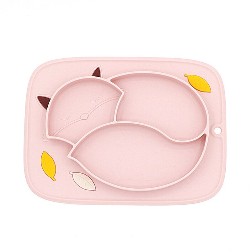 Alimentation plaques d'aspiration bébé nourriture plaque enfants Silicone plateau vajillas platon infantile plats pratos enfant manger bol prato infantil