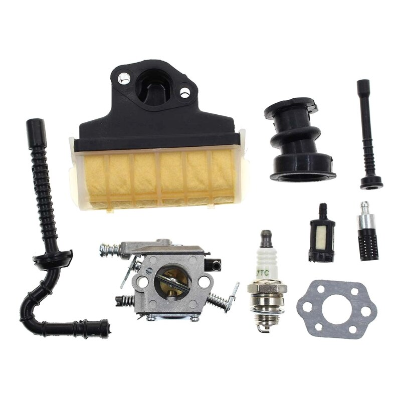 Förgasare för stihl 021 023 025 ms210 ms230 ms250 motorsåg kolhydrater med 1123 160 1650 luftfilter tändspole bränsleledning justera k