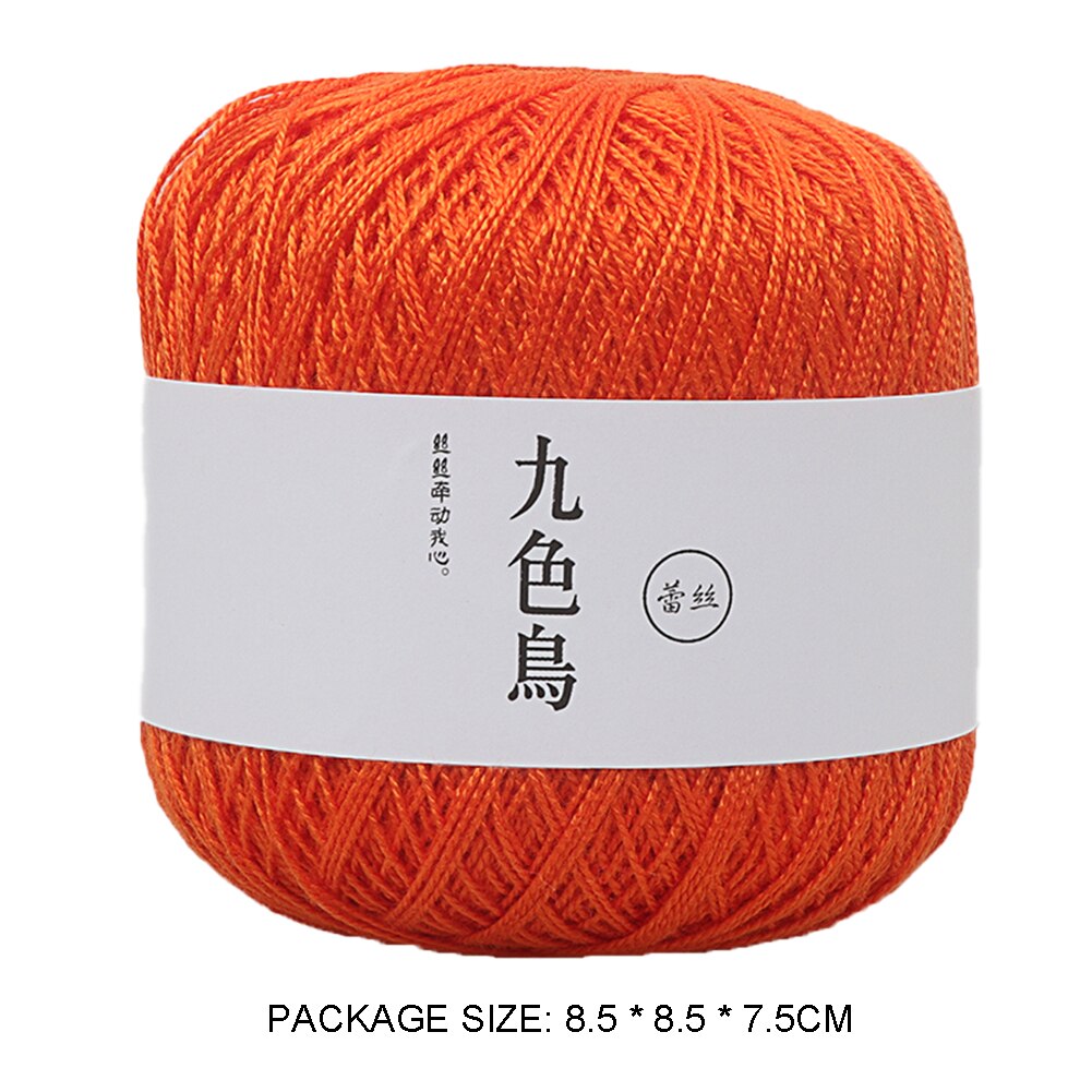 1 rouleau deux brins doux coton corde bricolage tricot tissage ficelle fil cordon pour bricolage à la main vêtements écharpe et chaussettes *: 23