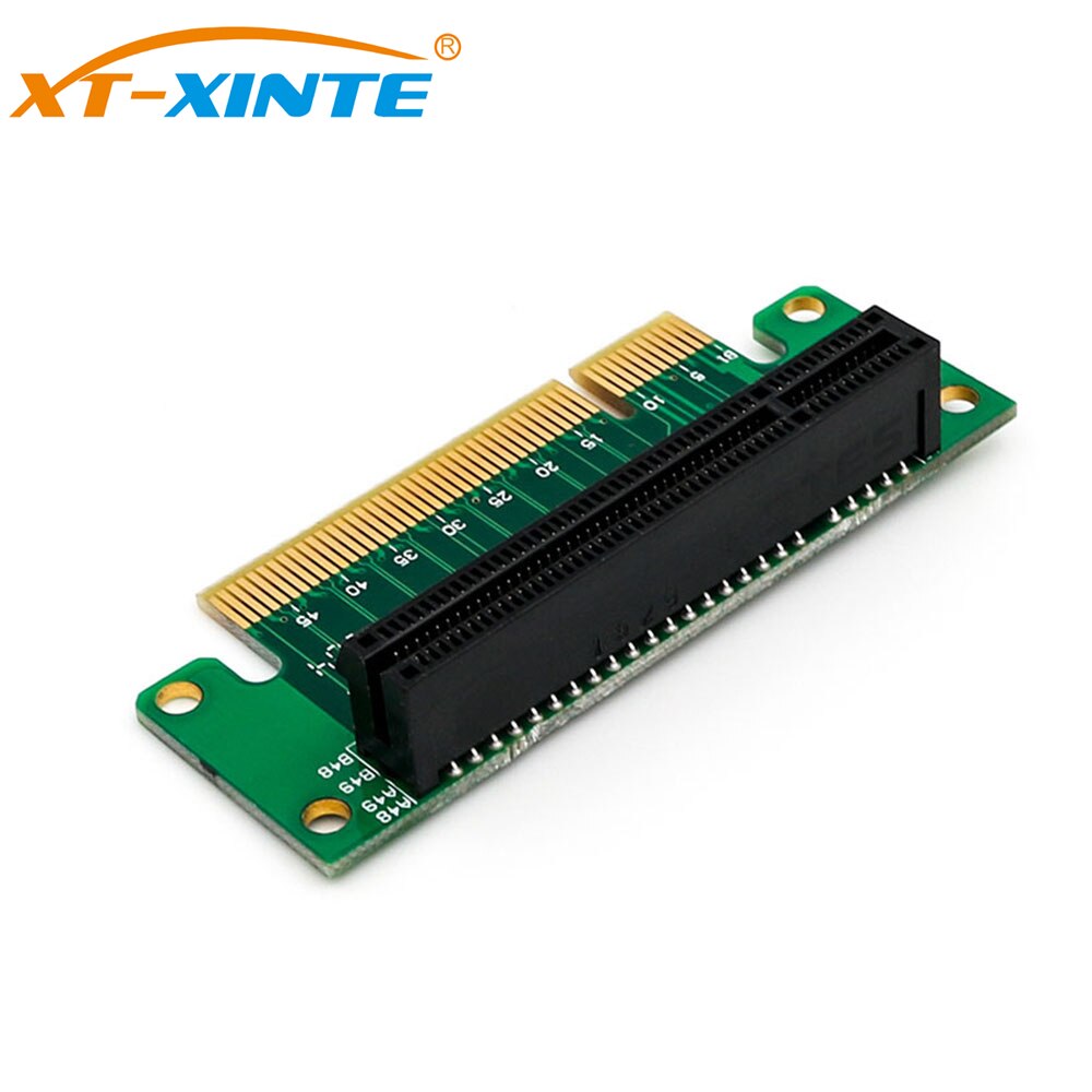 XT-XINTE PCI- äußern 8x Steigleitung Karte 90-grad Verknüpfungen-winkel Adapter Karte 1U Höer Computer Server PCIe buchse Adapter