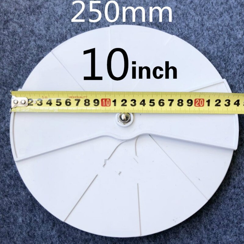 ABS plastic regulating valve round regulating valve od150-300mm for air vent outlet Air Vent Ducting Ventilation Exhaust Outlet