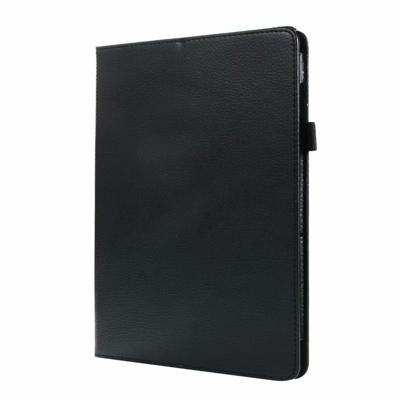 Litchi pu læderetui til huawei mediapad  t5 10 cover til huawei media pad ags 2-w09 ags 2-l09 ags 2-l03 ags 2-w19 10.1 tommer cover: Sort