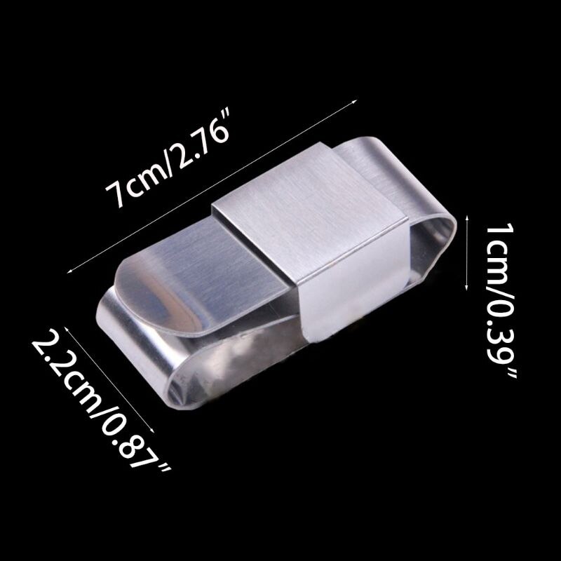 Sterke Magnetische Biljart Bal Pool Cue Krijt Houder Rvs S-vorm Clip Compact Size Draagbare Professionele Snooker